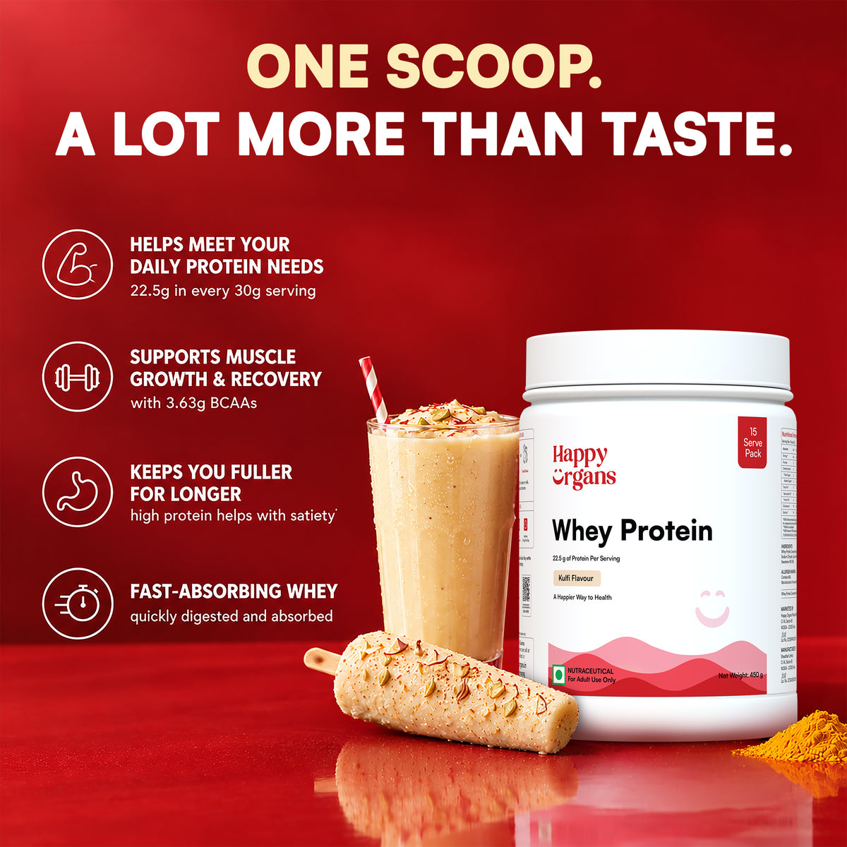 Whey Protein Concentrate | Kulfi Flavour