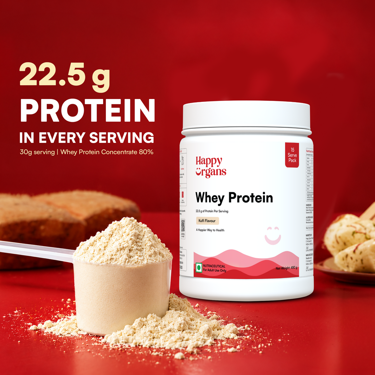 Whey Protein Concentrate | Kulfi Flavour
