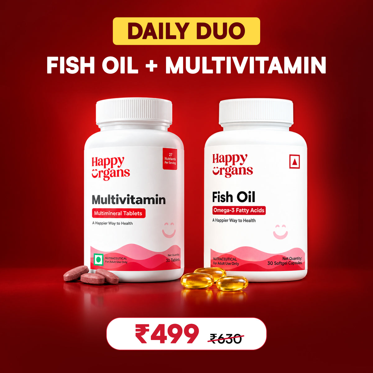 Daily Duo: Fish Oil + Multivitamin Combo