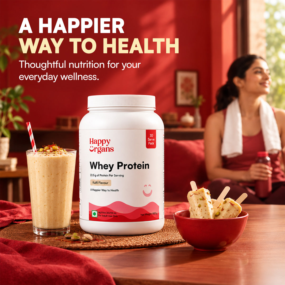 Whey Protein Concentrate | Kulfi Flavour